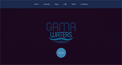 Desktop Screenshot of gamawaters.pt