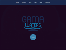 Tablet Screenshot of gamawaters.pt